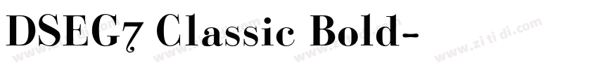 DSEG7 Classic Bold字体转换 DSEG7 Classic Bold字体转换